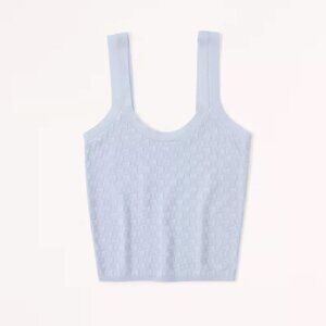 Abercrombie Checkered Slim Scoopneck Tank